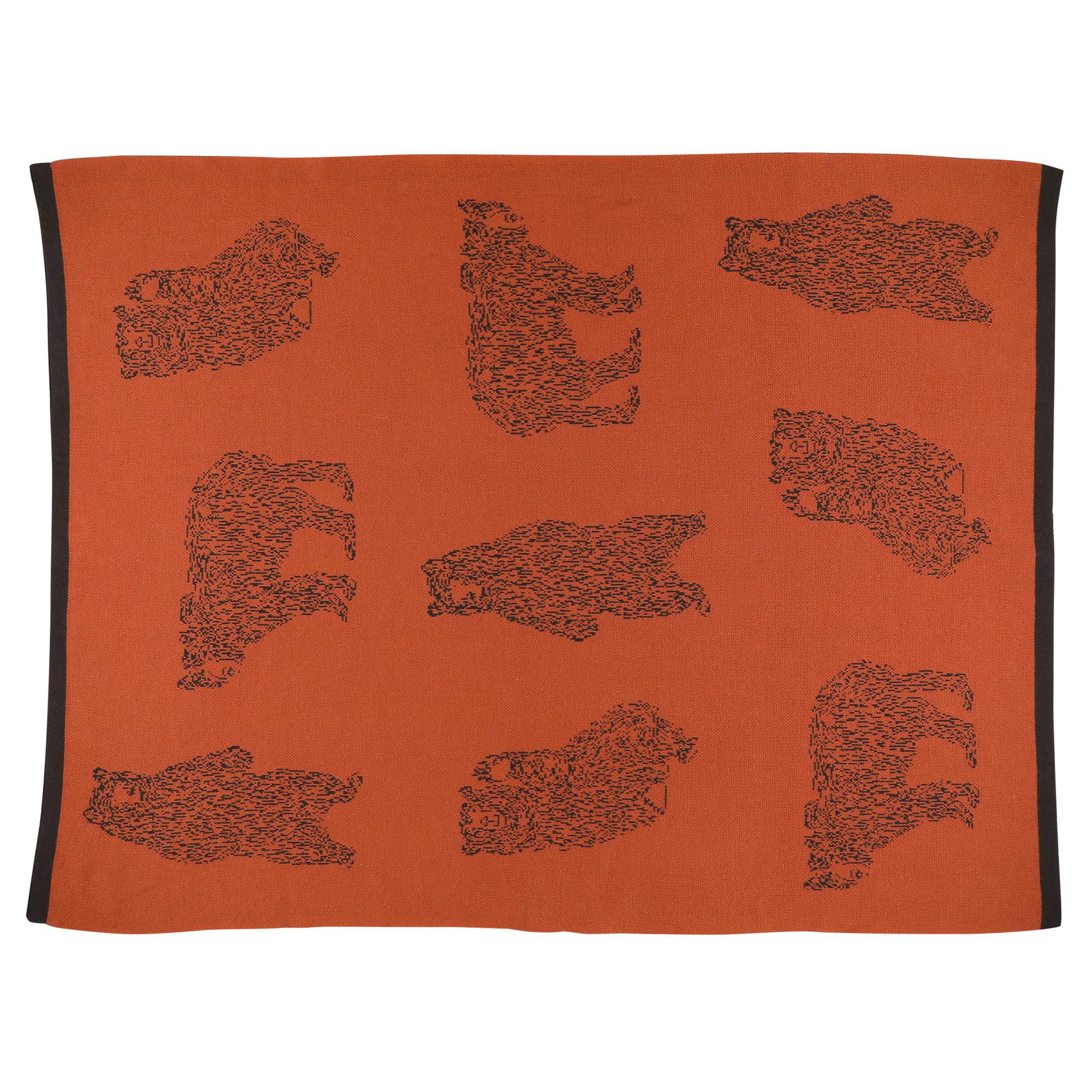Knitted blanket - Brave Bear